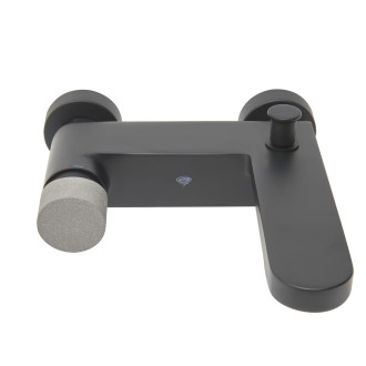 Vanová baterie SAT Fusion bez sprchového setu 150 mm páka beton SATBSFU222BC