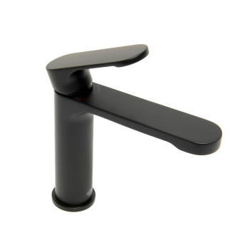 Umyvadlová baterie SAT Fusion bez výpusti matná černá SATBSFU271CPC
