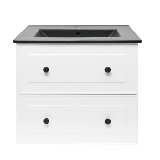 Koupelnová skříňka s umyvadlem Naturel Forli 60x53x46 cm bílá lesk FORLI60BIUC