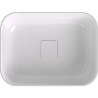 Umyvadlo na desku Polysan Banera 49,5x34,5 cm hnědá mat bez přepadu 14596.72