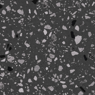 Dlažba Rako Porfido černá 20x20 cm mat / lesk DAS25812.1