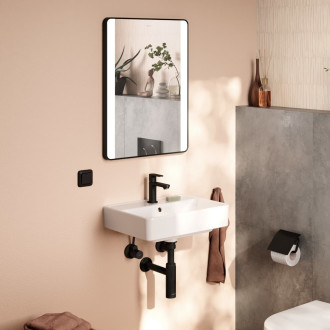 Led zrcadlo Hansgrohe Xarita Lite Q 50x70 cm černá matná 54961670