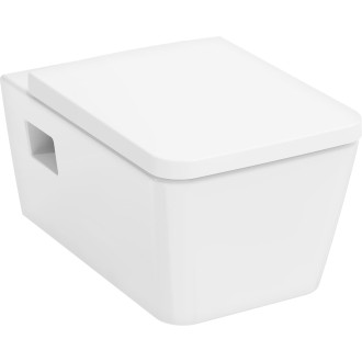 WC s prkénkem softclose závěsné Hansgrohe EluPura Original Q zadní odpad 61182450