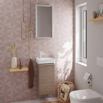 Skříňka pod umyvadlo bez umyvadla Hansgrohe Xelu Q 34x62,5x24,5 cm přírodní dub 54013700