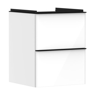 Skříňka pod umyvadlo bez umyvadla Hansgrohe Xelu Q 48x62,5x47,5 cm bílá lesklá 54019670