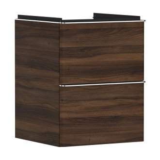 Skříňka pod umyvadlo bez umyvadla Hansgrohe Xelu Q 48x62,5x47,5 cm tmavý ořech 54022000