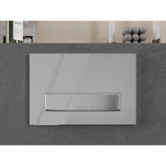 Splachovací tlačítko Mexen Fenix 09, lesklý chrom - 600901