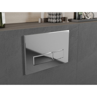 Splachovací tlačítko Mexen Fenix 09, lesklý chrom - 600901