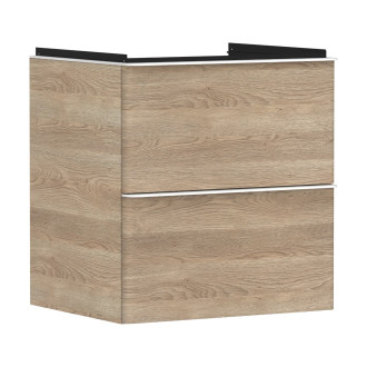 Skříňka pod umyvadlo bez umyvadla Hansgrohe Xelu Q 58x62,5x47,5 cm přírodní dub 54025700