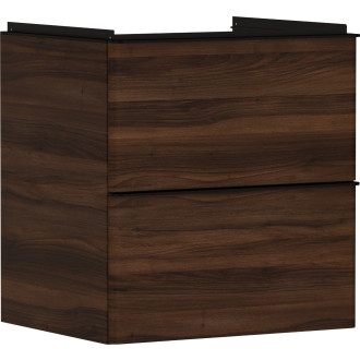 Skříňka pod umyvadlo bez umyvadla Hansgrohe Xelu Q 58x62,5x47,5 cm tmavý ořech 54026670