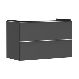 Skříňka pod umyvadlo bez umyvadla Hansgrohe Xelu Q 98x62,5x47,5 cm šedá matná 54032700