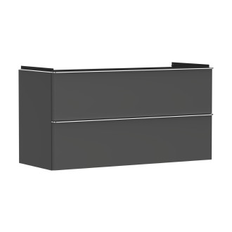 Skříňka pod umyvadlo bez umyvadla Hansgrohe Xelu Q 118x62,5x47,5 cm šedá matná 54036000