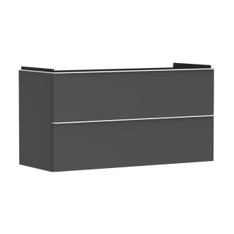 Skříňka pod umyvadlo bez umyvadla Hansgrohe Xelu Q 118x62,5x47,5 cm šedá matná 54036700