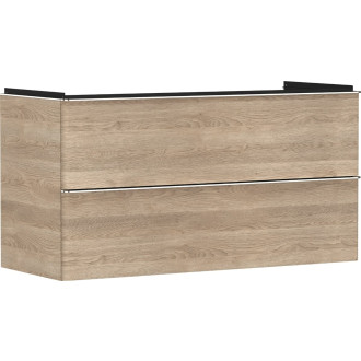 Skříňka pod umyvadlo bez umyvadla Hansgrohe Xelu Q 118x62,5x47,5 cm přírodní dub 54037000