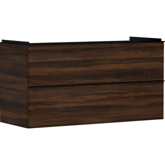 Skříňka pod umyvadlo bez umyvadla Hansgrohe Xelu Q 118x62,5x47,5 cm tmavý ořech 54038670