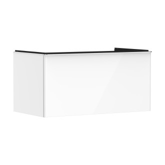 Skříňka pod umyvadlo pod desku Hansgrohe Xelu Q 98x49,5x55 cm bílá lesklá 54058000