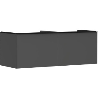 Skříňka pod umyvadlo pod desku Hansgrohe Xelu Q 136x49,5x55 cm šedá matná 54067670