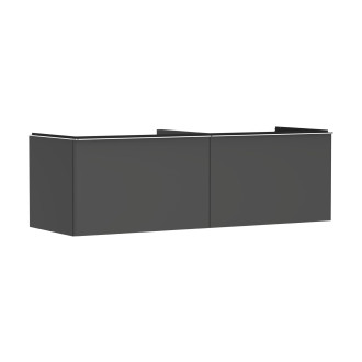 Skříňka pod umyvadlo pod desku Hansgrohe Xelu Q 156x49,5x55 cm šedá matná 54071000