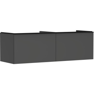 Skříňka pod umyvadlo pod desku Hansgrohe Xelu Q 156x49,5x55 cm šedá matná 54071670