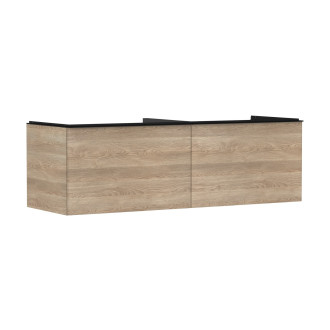 Skříňka pod umyvadlo pod desku Hansgrohe Xelu Q 156x49,5x55 cm přírodní dub 54072670