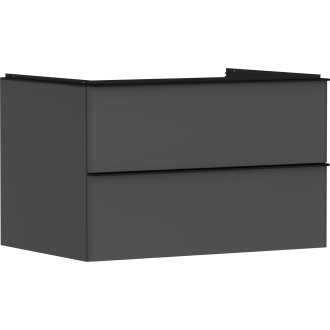 Skříňka pod umyvadlo pod desku Hansgrohe Xelu Q 78x49,5x55 cm šedá matná 54075670