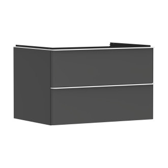 Skříňka pod umyvadlo pod desku Hansgrohe Xelu Q 78x49,5x55 cm šedá matná 54075700