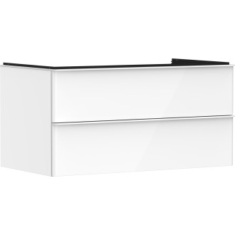 Skříňka pod umyvadlo pod desku Hansgrohe Xelu Q 98x49,5x55 cm bílá lesklá 54078700