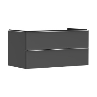 Skříňka pod umyvadlo pod desku Hansgrohe Xelu Q 98x49,5x55 cm šedá matná 54079000