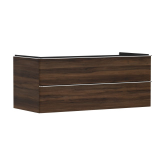 Skříňka pod umyvadlo pod desku Hansgrohe Xelu Q 118x49,5x55 cm tmavý ořech 54085000