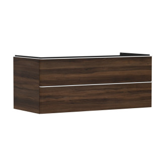 Skříňka pod umyvadlo pod desku Hansgrohe Xelu Q 118x49,5x55 cm tmavý ořech 54085700