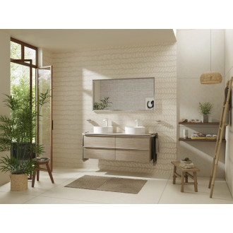 Skříňka pod umyvadlo pod desku Hansgrohe Xelu Q 136x49,5x55 cm přírodní dub 54088700