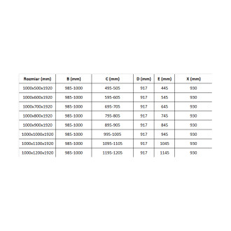 Mexen Pretoria výklopný sprchový kout 100 x 80 cm, průhledný, chrom + plochá sprchová vanička - 852-100-080-01-00-4010