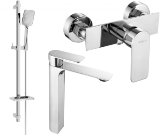 Sprchový set Mexen Alexa DQ62, chrom - 71214DQ62-00