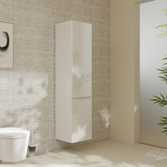 Vysoká skříňka Hansgrohe Xelu Q 40x165x35 cm bílá lesklá 54139700