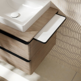 Police Hansgrohe Xelu Q 42,8x1,5x14 cm matná černá mat 54144670