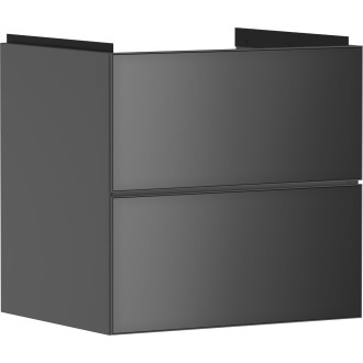 Skříňka pod umyvadlo bez umyvadla Hansgrohe Xevolos E 58x57,5x47,5 cm břidlicová matná šedá mat 54177770