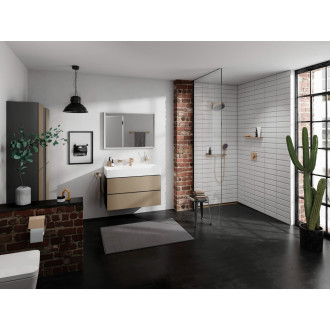 Skříňka pod umyvadlo bez umyvadla Hansgrohe Xevolos E 98x57,5x47,5 cm břidlicová matná šedá mat 54183390