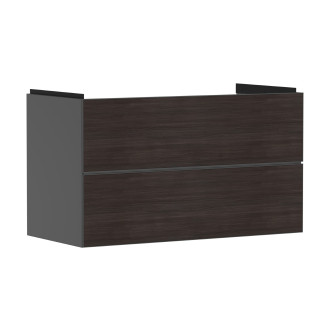 Skříňka pod umyvadlo bez umyvadla Hansgrohe Xevolos E 98x57,5x47,5 cm břidlicová matná šedá mat 54183730