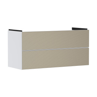Skříňka pod umyvadlo bez umyvadla Hansgrohe Xevolos E 118x57,5x47,5 cm bílá matná 54184390