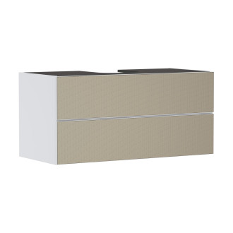 Skříňka pod umyvadlo pod desku Hansgrohe Xevolos E 118x55,5x55 cm bílá matná 54193390
