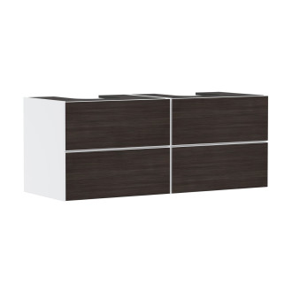 Skříňka pod umyvadlo pod desku Hansgrohe Xevolos E 137x55,5x55 cm bílá matná 54196730