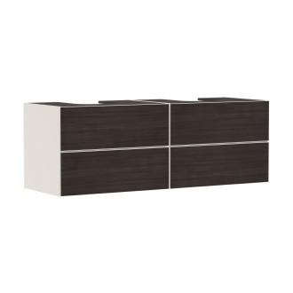 Skříňka pod umyvadlo pod desku Hansgrohe Xevolos E 157x55,5x55 cm písková matná béžová mat 54200730