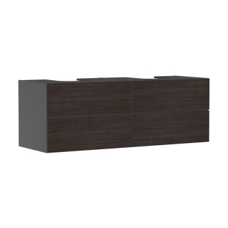 Skříňka pod umyvadlo pod desku Hansgrohe Xevolos E 157x55,5x55 cm břidlicová matná šedá mat 54201730