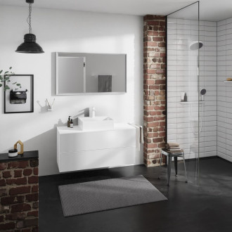 Deska pod umyvadlo Hansgrohe Xevolos E 118x1x55 cm bílá matná 54210700
