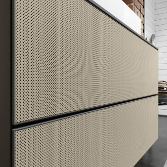 Skříňka pod umyvadlo pod desku Hansgrohe Xevolos E 137x55,5x55 cm břidlicová matná šedá mat 54238390