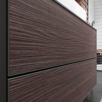 Skříňka pod umyvadlo pod desku Hansgrohe Xevolos E 137x55,5x55 cm břidlicová matná šedá mat 54238730