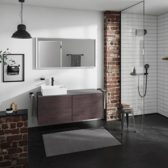 Skříňka pod umyvadlo pod desku Hansgrohe Xevolos E 137x55,5x55 cm břidlicová matná šedá mat 54238730