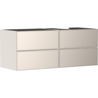 Skříňka pod umyvadlo pod desku Hansgrohe Xevolos E 137x55,5x55 cm písková matná béžová mat 54240790