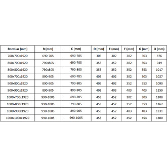 Sprchový kout Mexen Lima Duo skládací 90 x 90 cm, průhledný, černý + plochá sprchová vanička - 856-090-090-70-02-4010B