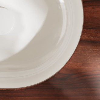 Zápustné umyvadlo Hansgrohe Xuniva U 45x35 cm bez otvoru pro baterii, s přepadem 60153450